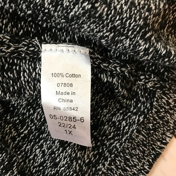 NWOT Woman Within 1X 22/24 gray sweater dress. - Picture 3 of 5